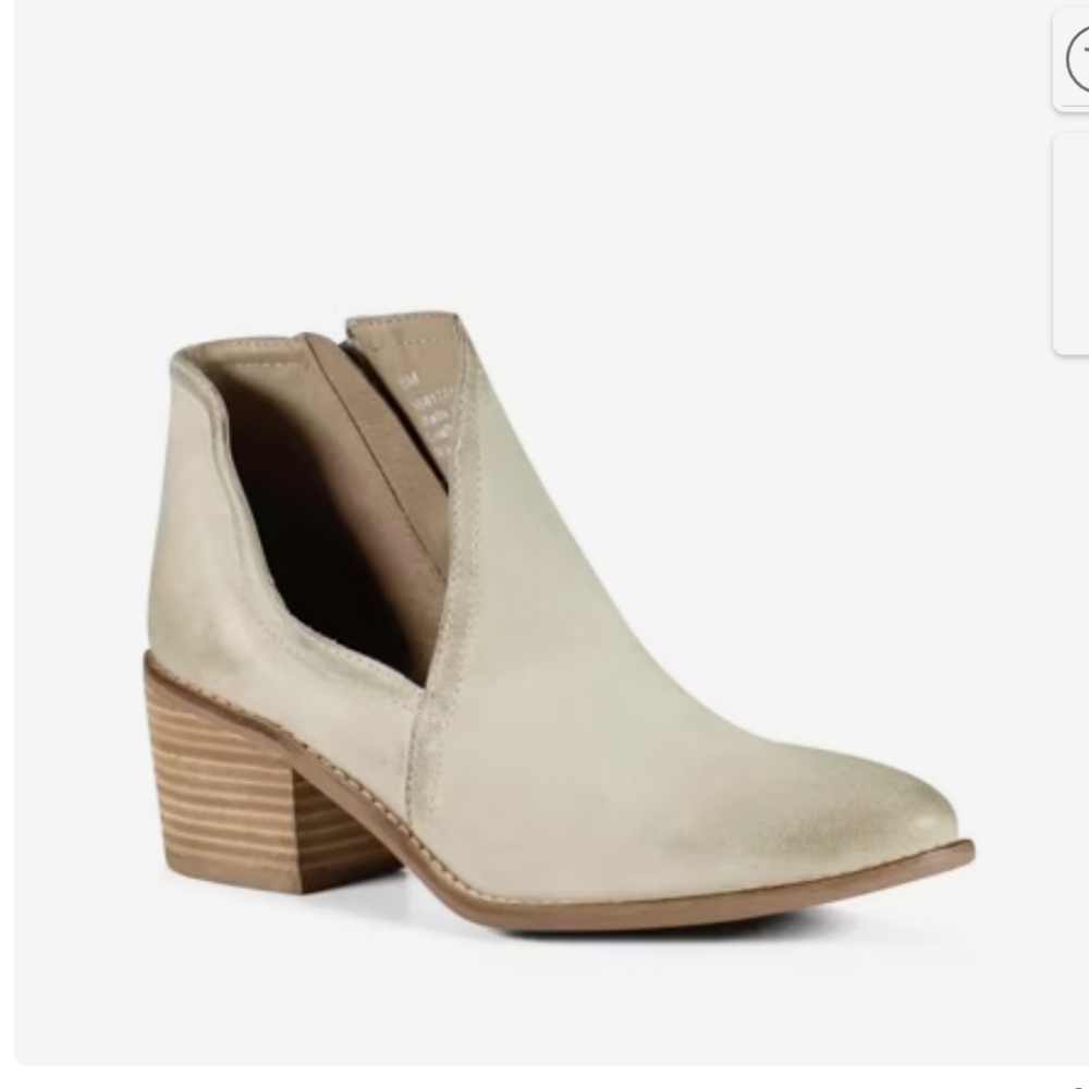 Diba True Ma Sheena Leather Bootie. Sz 7 NIB